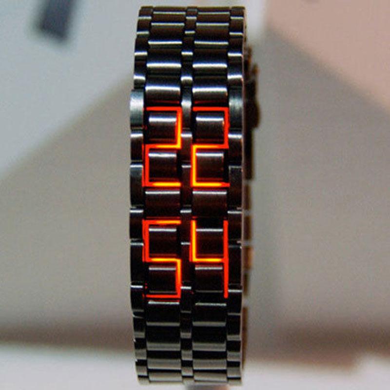 Personalized creative lava led waterproof tide men s watch men s bracelet couple retro men s watch