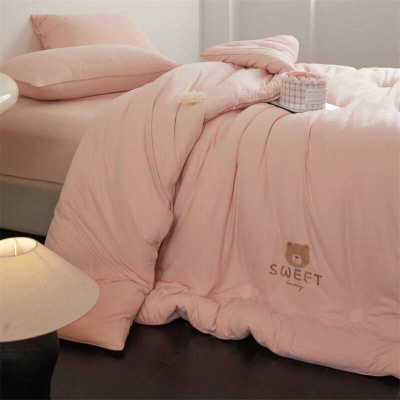 Jieliya Gestrickte Samt Soja Antibakterielle Winterdecke