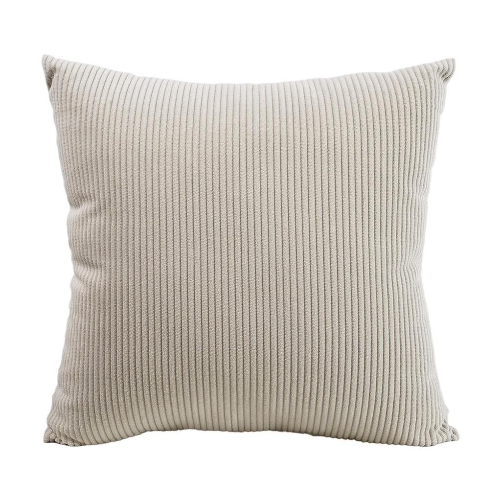Fine Stripe Corduroy Throw Pillow Cover For Living Room Sofa