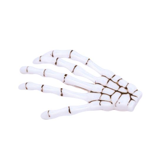 

Панк Женщины Скелет Коготь Зомби Рука Заколка Для Волос Шпилька Невидимка Хэллоуин белый