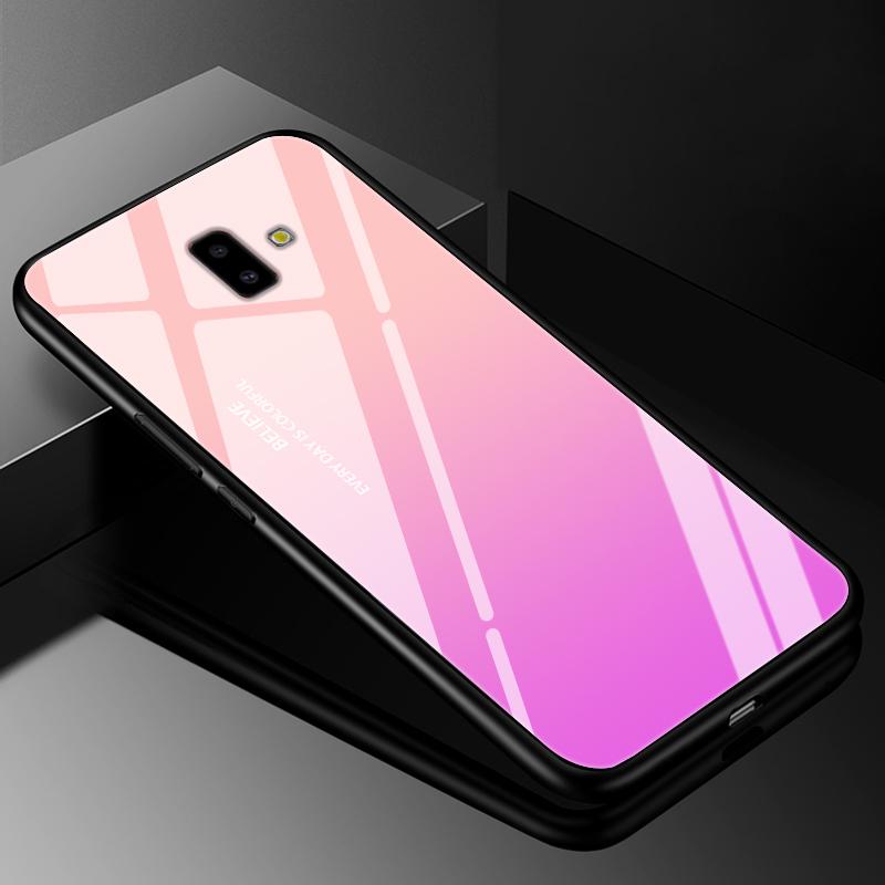 For Samsung J6 2018 Case Cover Tempered Glass Cases for Samsung Galaxy J4 J6 Plus 2018 J8 J7 J730 2017 Prime Hard Back Bumper J6