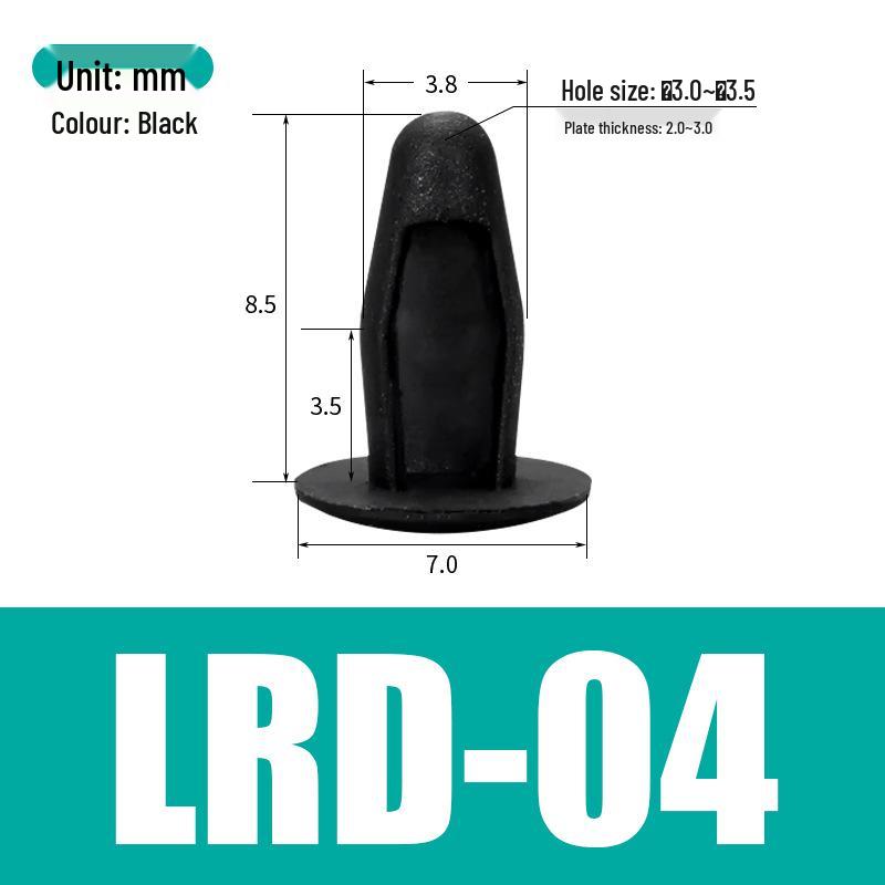 Cloud Science Nylon Rivet LRD-04: Simple PC Board Fixing Buckle with Expansion Nail