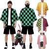 Anime Demon Slayer Kimetsu No Yaiba Kamado Nezuko Cosplay Loose Haori Coat Tops