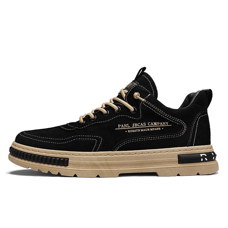 2026 New Men Shoes Trend Men Sneakers Suede Leather Slip on Men Loafers Comfortable Platform Working Shoes Zapatillas Informales