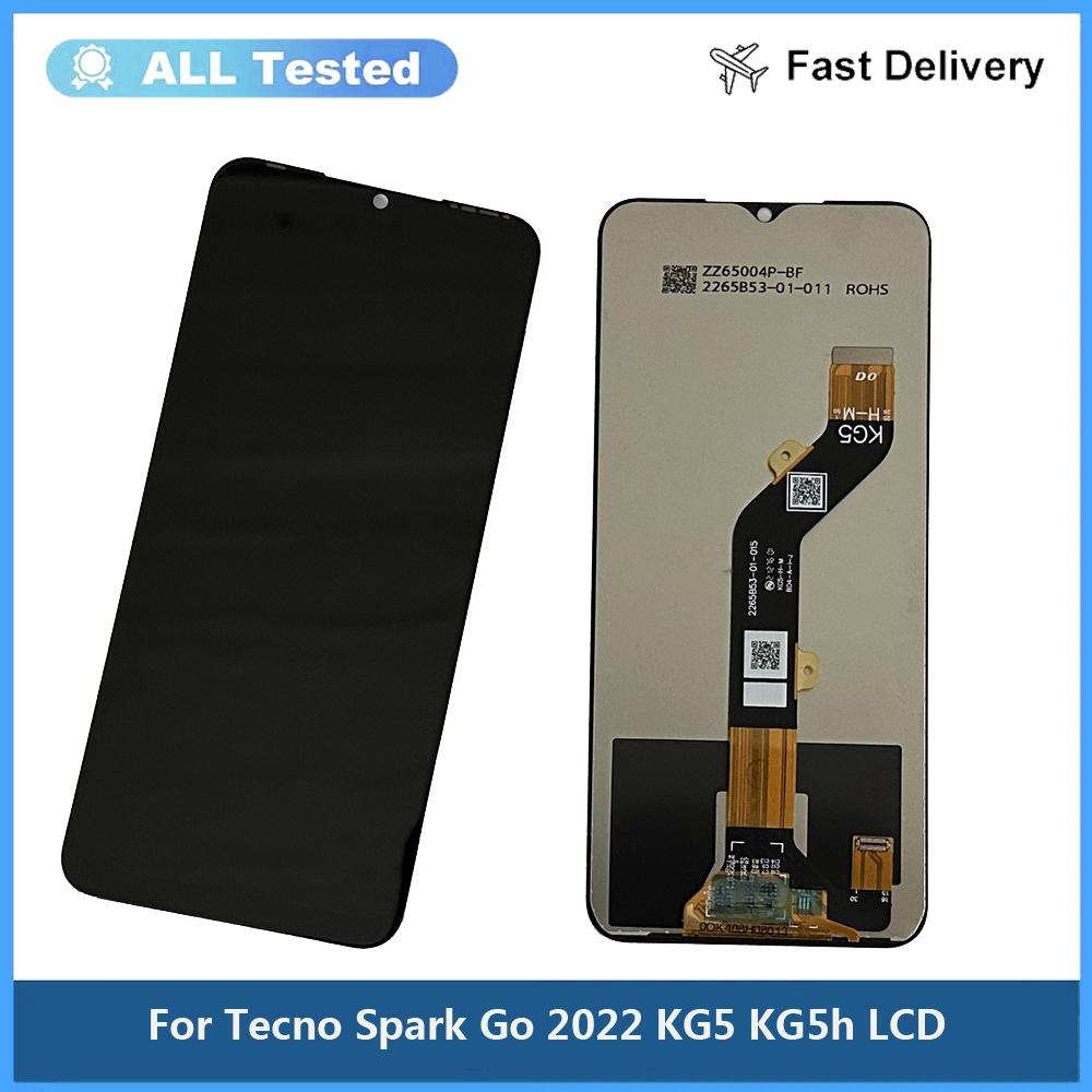 

LCD Screen and Digitizer Full Assembly For Tecno Spark Go 2022 KG5 KG5h