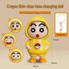 Crayon Shin-chan Pikachu Face-Changing Keychain Toy Ornament