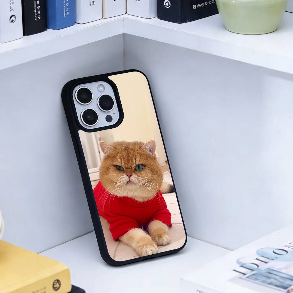 Funny Cute Cat  Phone Case For iPhone 14,16,15,13,17,12,Plus,Pro,Max Magnetic For Magsafe Frosted Cover