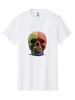 Mosaic-Skull Mens Graphic Tee, 100% Cotton, Casual Summer Wear