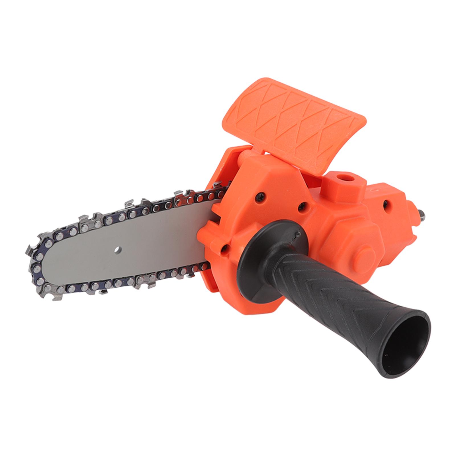 

Мини-дрель 4 дюйма - адаптер для цепной пилы Простой АБС-сталь Портативный электрический преобразователь цепной пилы Аксессуар для электродрели