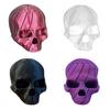 3D Printed Skull Ornament Spiral Sensory Fidget Toy Mini Flexible Skull Stress Relief Toy for Adults Kids Office Home Desktop Decor
