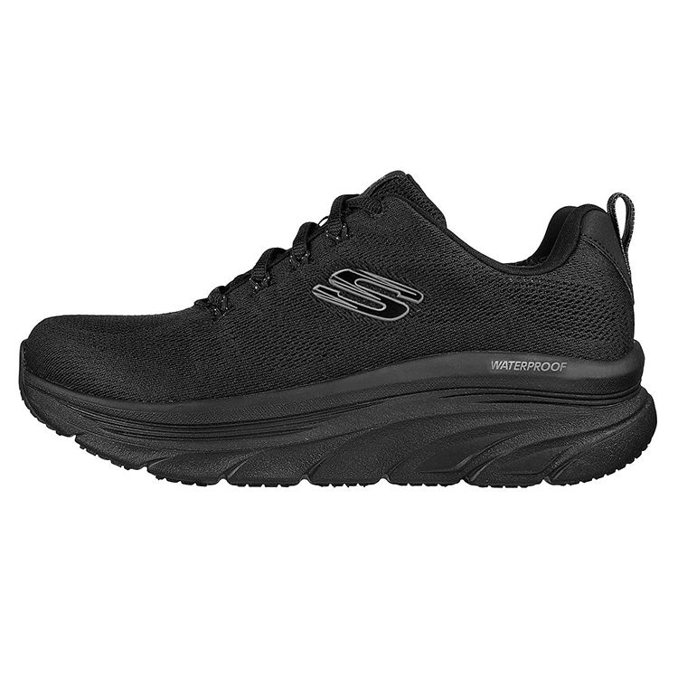 Skechers Relaxed Fit Dlux Walker Low Top Casual Shoes Women sneakers Black 149810-BBK 35