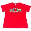 Vintage Y2K Peanuts Snoopy Christmas Tee Shirt Adult Size Large Big Print