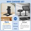 Wearson Touch Screen Monitor Mount and Integrated Computer Stand with Sturdy Metal and 100x100mm VESA Support Strips, 50x50, 75x75, (WS-03S)