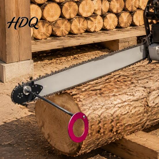 Adjustable Log Measuring Tool Chainsaw Cutting Guide Marker Shaft Improve Accuracy Tool Magnetic Marking Create More Consistent Lengths for Firewood