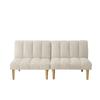 2-Seater Sleeper Sofa 167CM – Folding Sofa Bed with 3-Way Adjustable Backrest, Space-Saving Sleeper Couch for Living Room & Office
