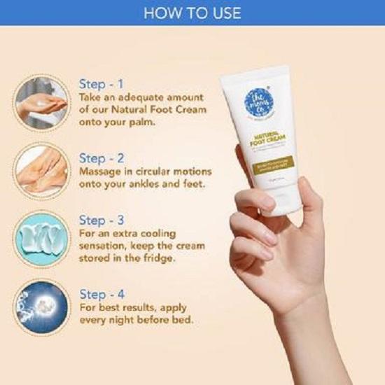 The Moms Co. Natural Foot Cream for Swollen Ankles and Feet 50g