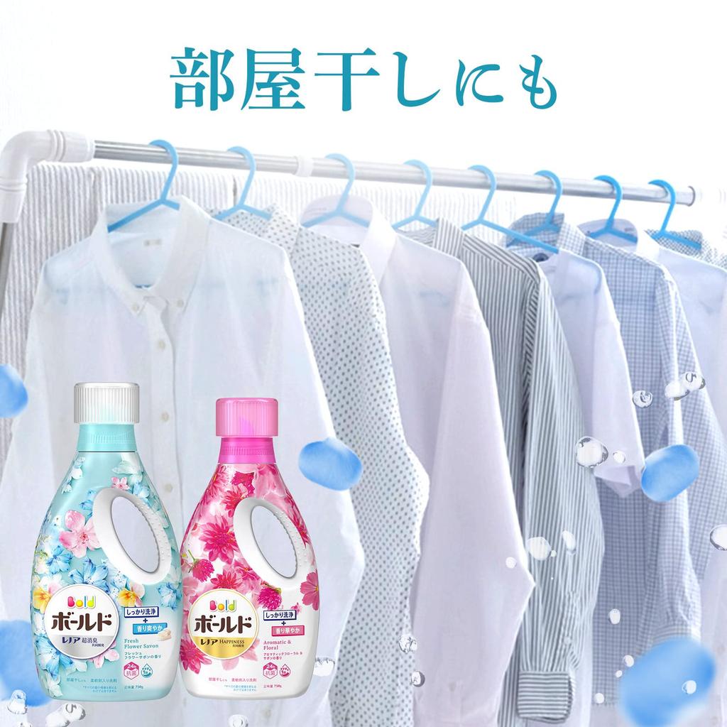 Bold Gel Liquid Laundry Fresh Flower [Large Capacity] Detergent, Soap, Refill, 1,980g