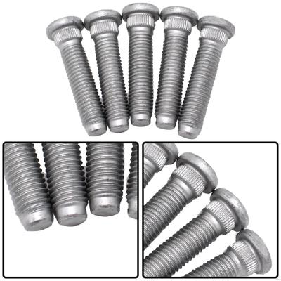 5x Wheel Hub Studs Sturdy Spare Parts Metal Accessories Professional Threaded Rod Replaces Easy To