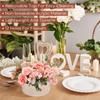M-Modern-Acrylic Floral Centerpiece For Dining Table Decorations Wedding Round Flower Vase 12 Holes Centerpiece Vases