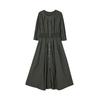 Rap Waistband Detail Long Dress Aq3Wo862