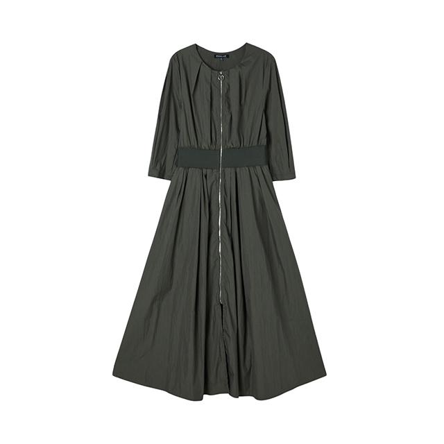 Rap Waistband Detail Long Dress Aq3Wo862