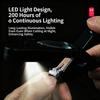 Multifunctional Antisplash LED Nail Clippers Magnifier Non-Slip Handle Nail Cutter for Kids Elderly Daily Grooming