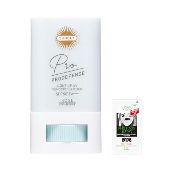 Suncut Pro Defense Light Up Солнцезащитный стик UV-стик Водонепроницаемый Бесцветный Тип SPF50+ PA+++ 20 г Содержит CICA, Керамиды, Производное Витамина E Не Содержит УФ-абсорберов