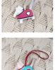Love Heart Leather Pony Charm Keyring & Ornament Cape