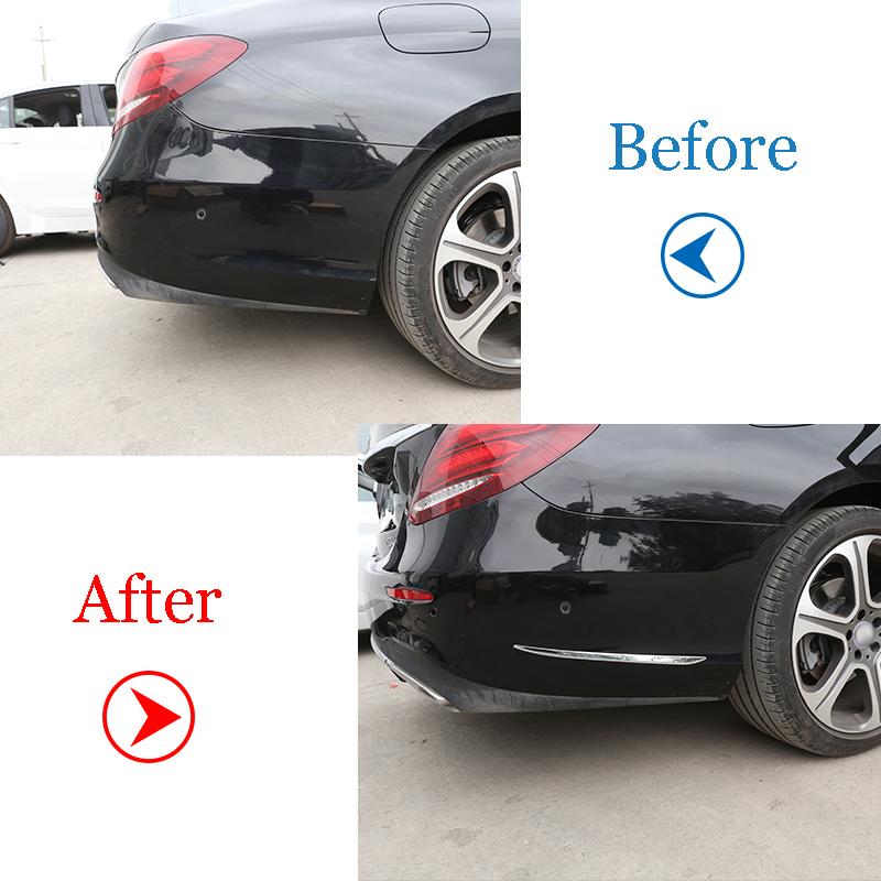 ABS Side Molding Decorative Strips Trim Sticker For Mercedes Benz E Class W213 E200l 300l 2016 2017 AMG Car Accessories