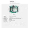 1Pcs Wireless Remote Led Strobe Decorative Light Rgb Colorful Vibration Sensing Warning Signal Light For Motorcycle Car