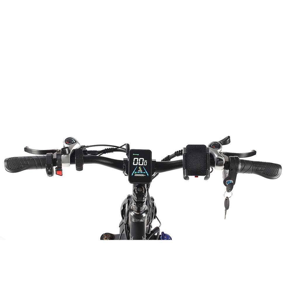 Elektrofahrrad Philodo H8 26" 3000W Motor All-Terrain E-Bike 48V 26AH 21 Gänge Fat Tire Erwachsenen E-Bike Maximale Zuladung 150Kg Weiß