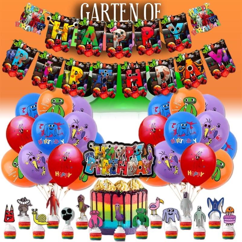 Beautifully Designed Garten Of Banban Garden Birthday Party Balloon Kit With Banner And Spread Balloons