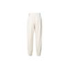 Nike Letter-Tie Cuff Fleece-Lined Casual Knit Joggers Women Bottoms White FV4013-133