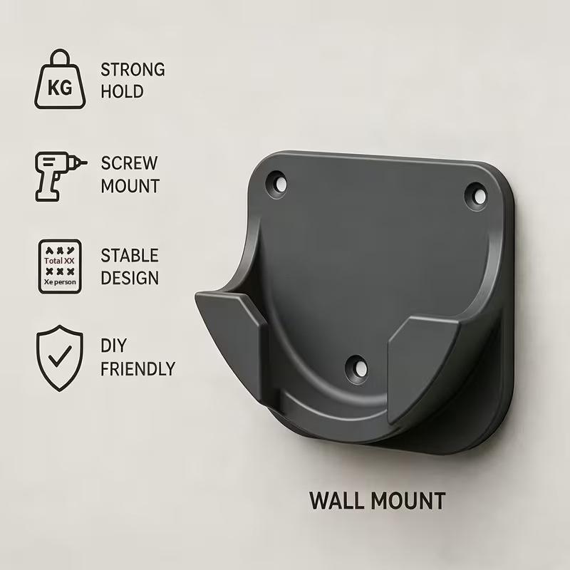 Angle Grinder Wall Mounted Storage Rack Rust-resistant Metal Tool Holder for Garage Shed Workspace Organization