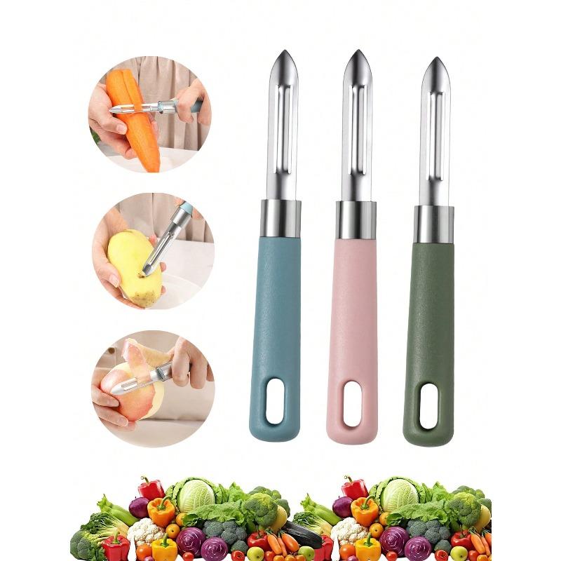 Stainless Steel Fruit and Vegetable Peeler, Potato Peeler, Potato Peeler, Multifunctional Melon Slicer