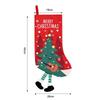 Large Christmas Socks Gift Bag Merry Christmas Eve Tree Pendant Decoration Santa Claus Snowman Elk Kid Child Candy Bag Gift Xmas