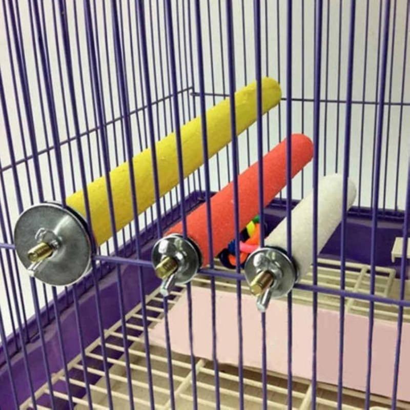 Pet Budgie Chew Bite Paw Grind Rod Toy Bird Cage Play Stand