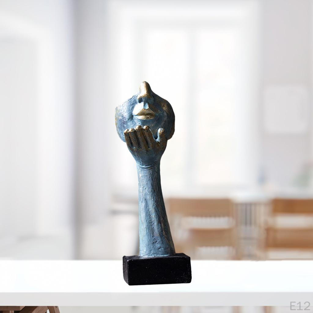 Abstract Figurines Statue Living Room Desktop Tabletop Curved Decor Ornament Art Crafts