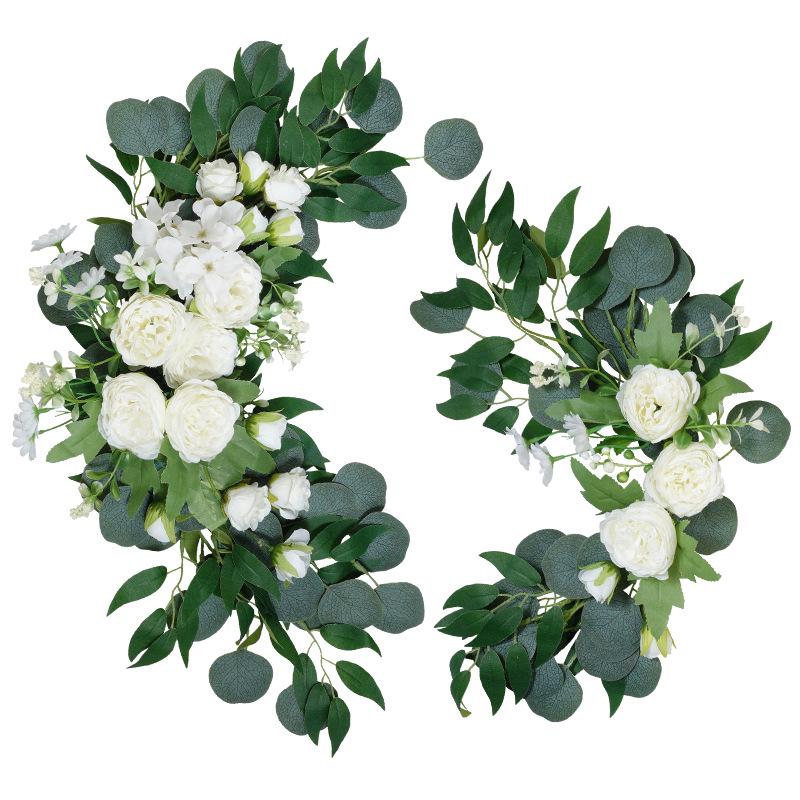 Floral Wedding Arch & Welcome Sign Decoration Set