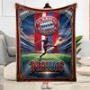 Bayern Munich Fan Gear Customize Your Name Blanket Throw Customizable Blanket Durable Comfort Perfect for Bedding Bed Picnics Livingroom