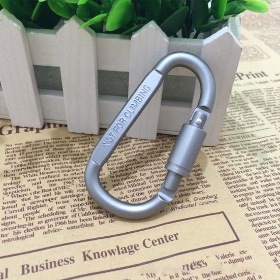Carabiner Wear-resistant Aluminum Climbing Buckle Alloy Multifunctional High Quality for Outdoor HD