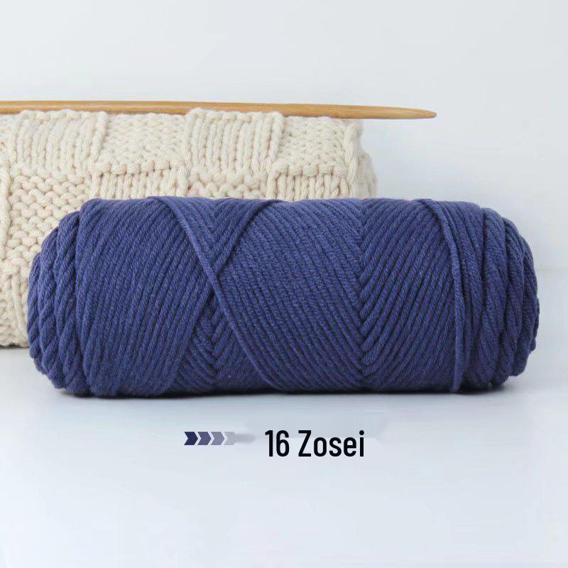 8-Strand Lover's Cotton Wool Yarn for Handmade Knitting: Soft DIY Scarf or Hat Acrylic Yarn