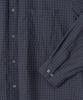 ANOTHER OFFICE Bold Garment Gingham Check Shirt (Smoky Indigo)