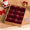 6CM8CM Christmas Tree Ornaments Shaped Swan Flannel Plastic Balls Christmas Ornaments Flocking Christmas Balls