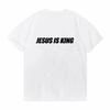 Jesus Is King TShirt Unisex Casual God Is Good Tshirt Female Christian Based Clothing Faith Tee Shirt Cotton Short Sleeve Tees