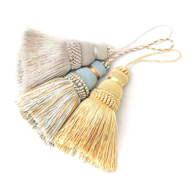 BELAVENIR Colorful Tassel Key Tassel Hanging Rope Silk Tassel Fringe Tassel Trim Garment Decoration DIY Accessories for Curtain and Home Decoration
