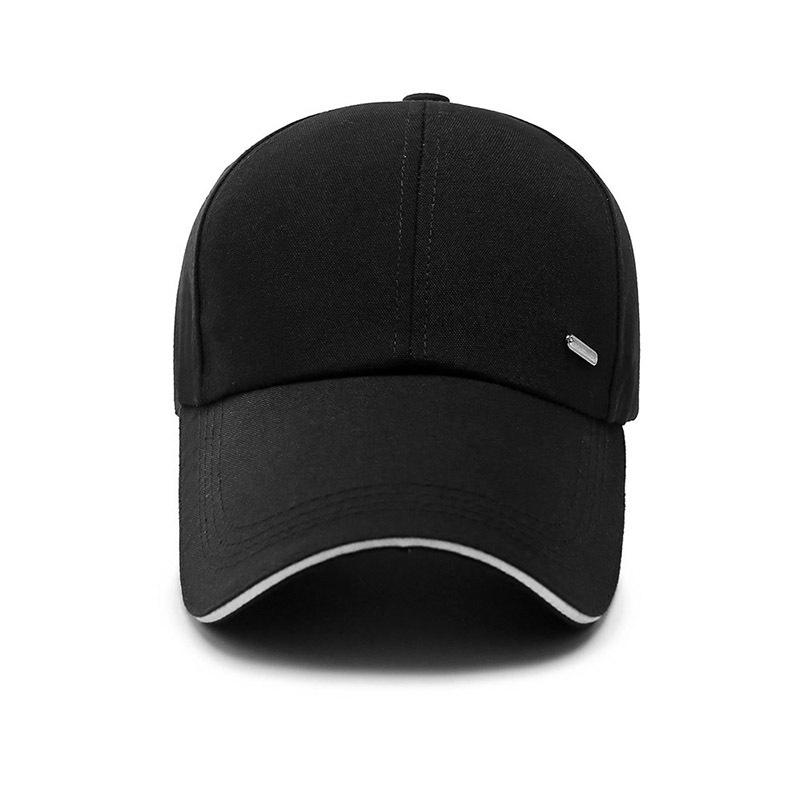 Spring and Autumn Hat Men's Fishing Hat Sunshade Sunscreen Canvas Extended Brim Cap Cotton New Baseball Cap