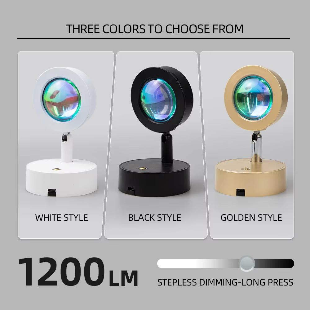 New 360 ° Rotation Wall Light Magnetic Base USB Rechargeable LED Cordless Wall Light Touch Switch Night Light For Bedroom Mural
