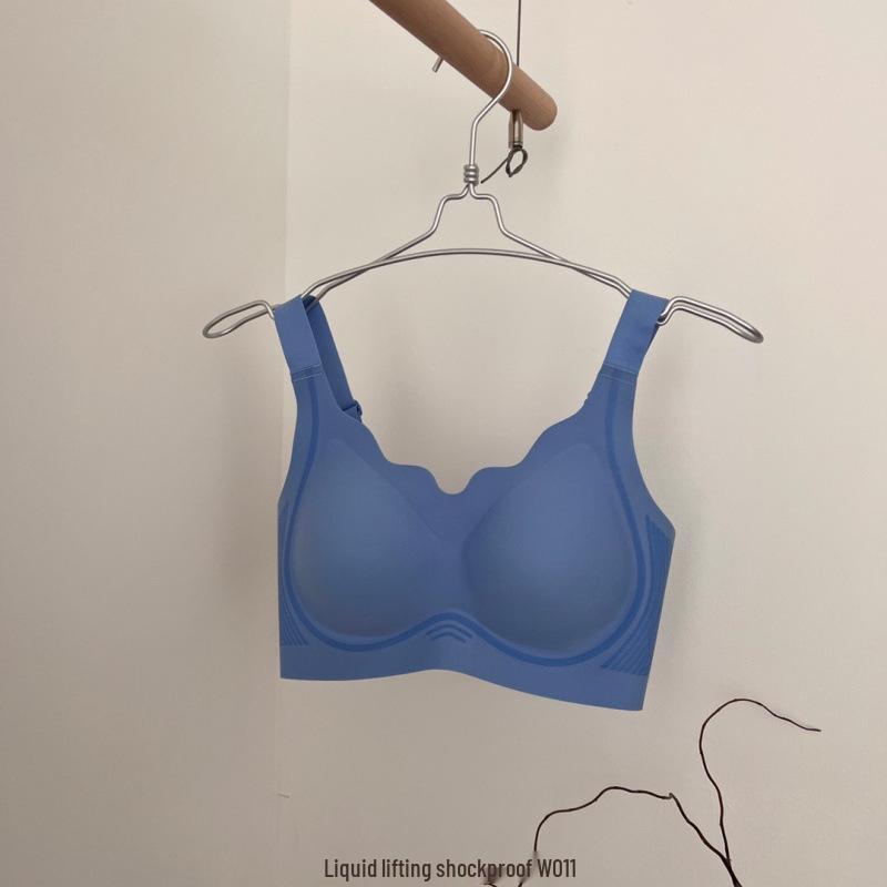 

Бесшовный бюстгальтер Tila с гелевой основой, устойчивый к ударам - Мягкий, поддерживающий, с эффектом пуш-ап для маленькой груди 2XL синий