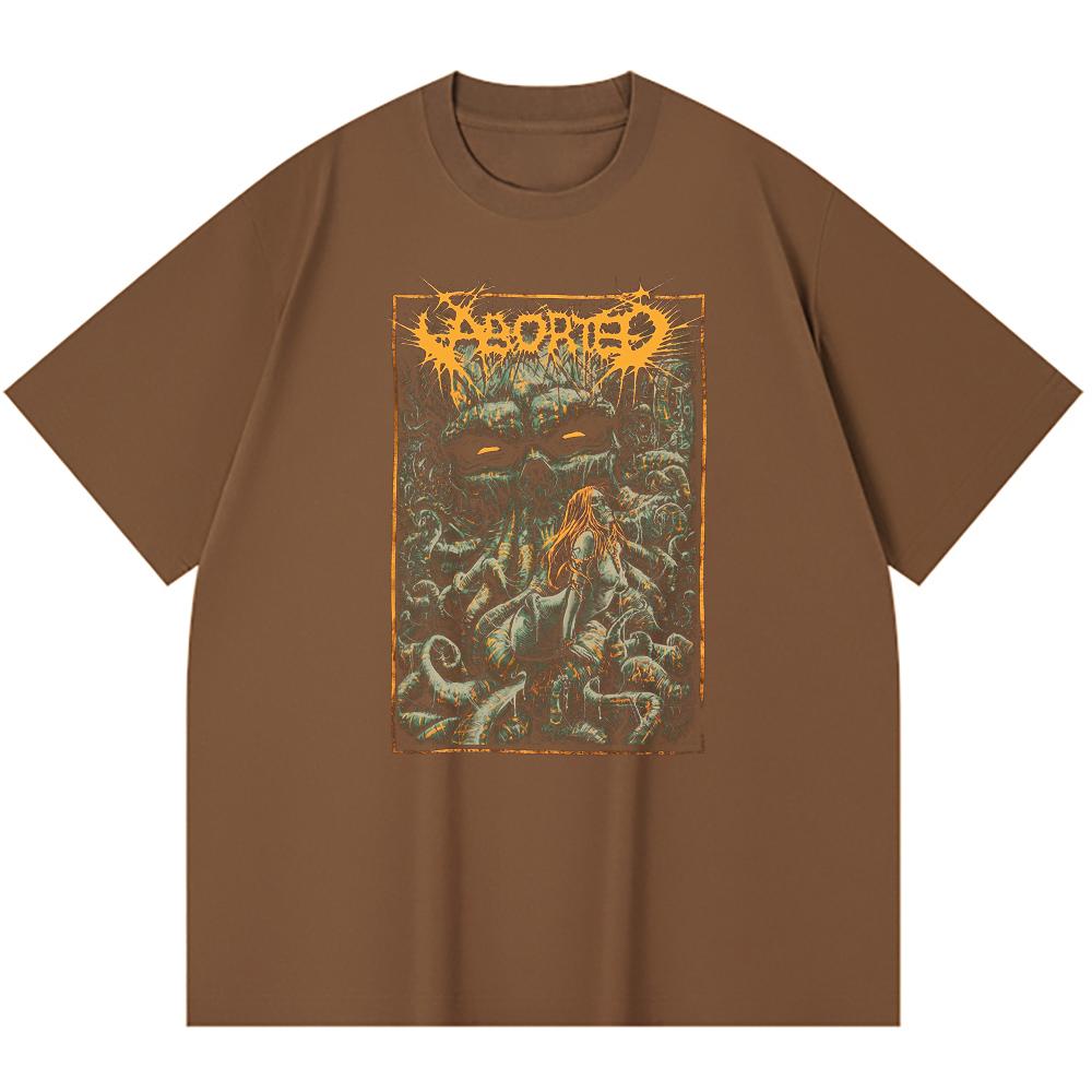 230 Gsm 100% Cotton Heavy Metal T-Shirt Rock Band Popular Music Print Unisex Heavy Cotton T Shirt